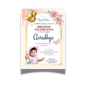 Birthday Invitation Card