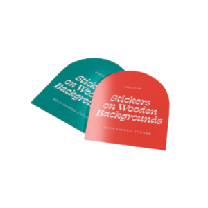 Non Tearable Sticker - Arch Shape