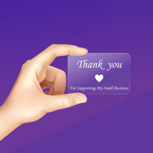 Transparent Sticker - Round Edge (squre/rectangle)