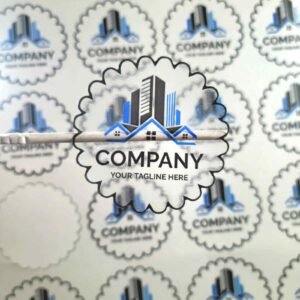 Transparent Sticker - Scallop Shape